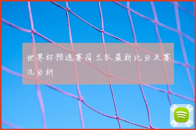 世界杯预选赛荷兰队最新比分及赛况分析